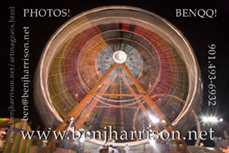 Ferris wheel in motion art magnet